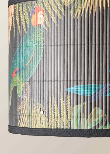 ValueLights Daintree Medium Dark Jungle Bamboo Easy Fit Lampshade