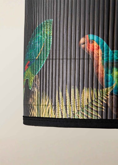 ValueLights Daintree Small Dark Jungle Bamboo Easy Fit Lampshade