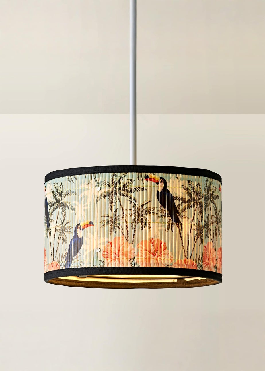 ValueLights Daintree Small Jungle Bamboo Easy Fit Lampshade