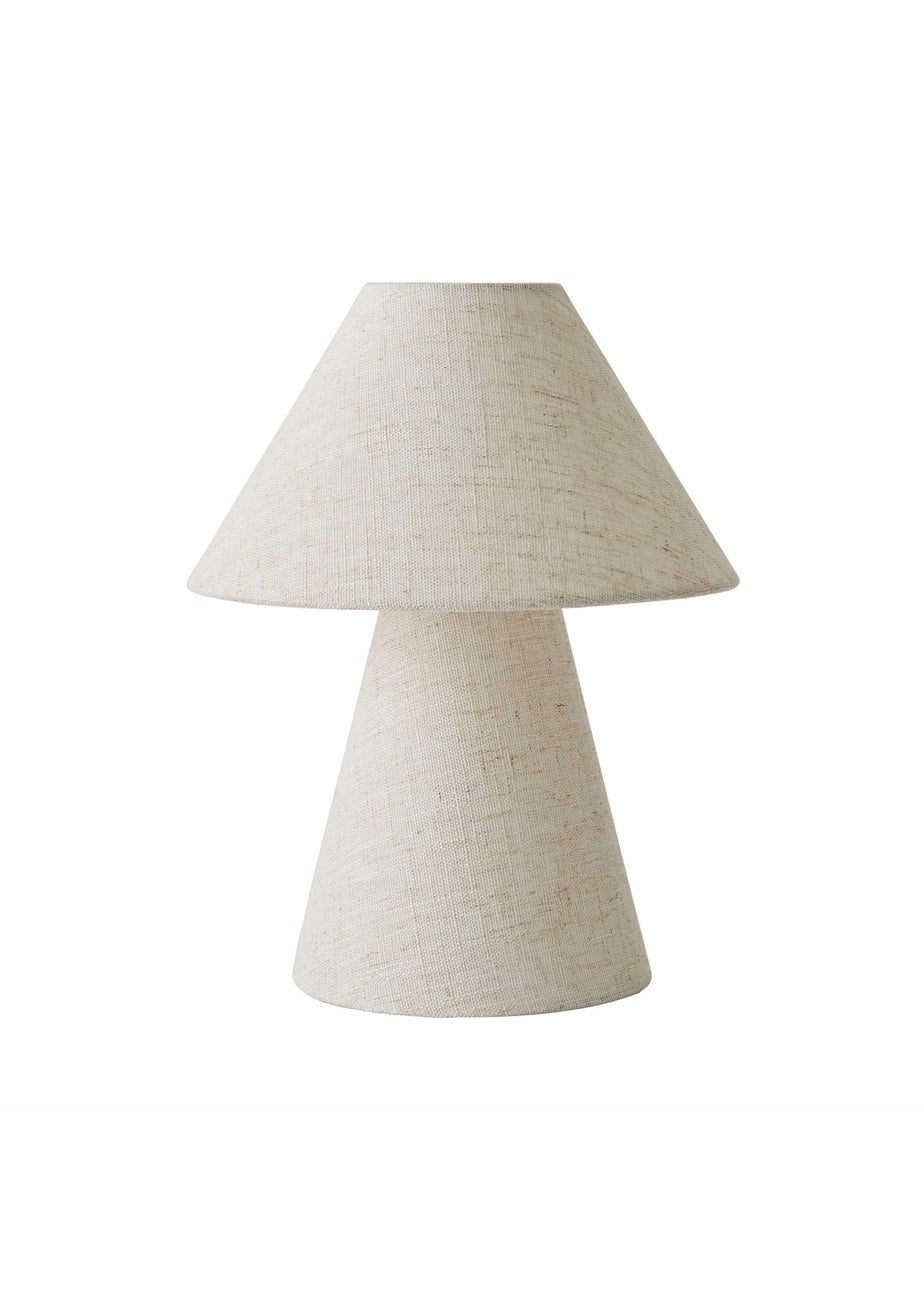 ValueLights Gigi Tapered Linen Table Lamp