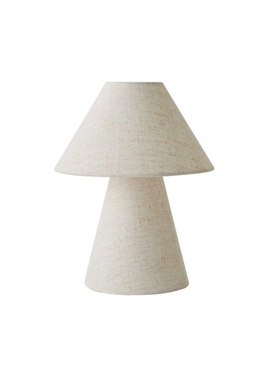 ValueLights Gigi Tapered Linen Table Lamp