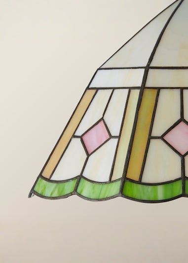 ValueLights Beatrix Tiffany Glass Easy Fit Lampshade