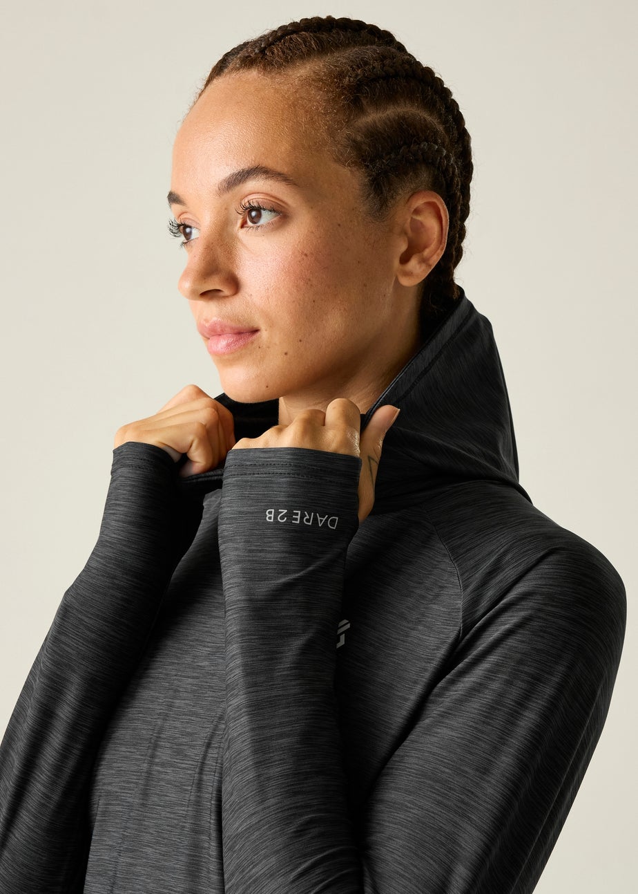 Dare 2b Black Sprint UV Protective, Reflective Hoodie