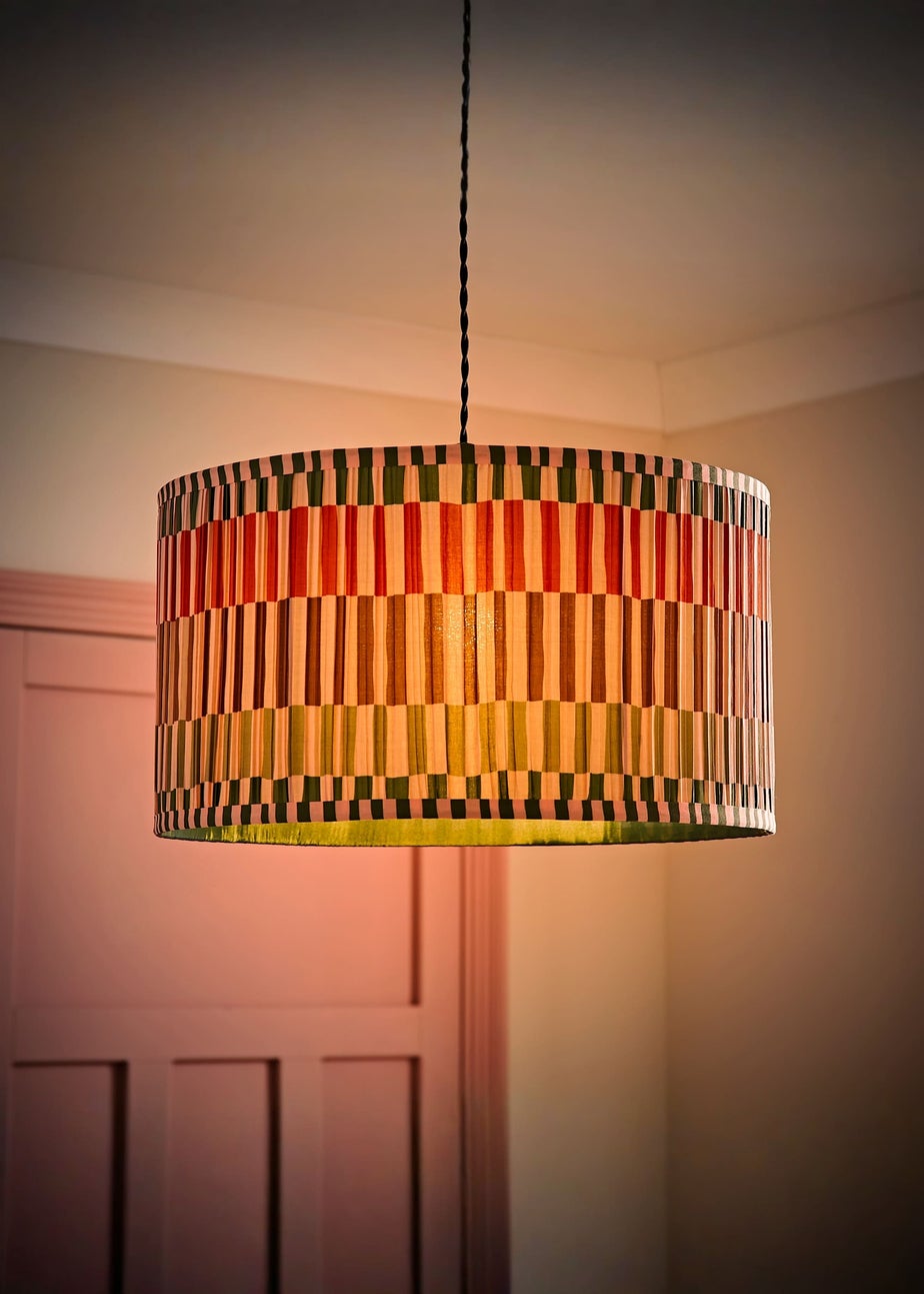 ValueLights Rae Large Multicoloured Easy Fit Lampshade