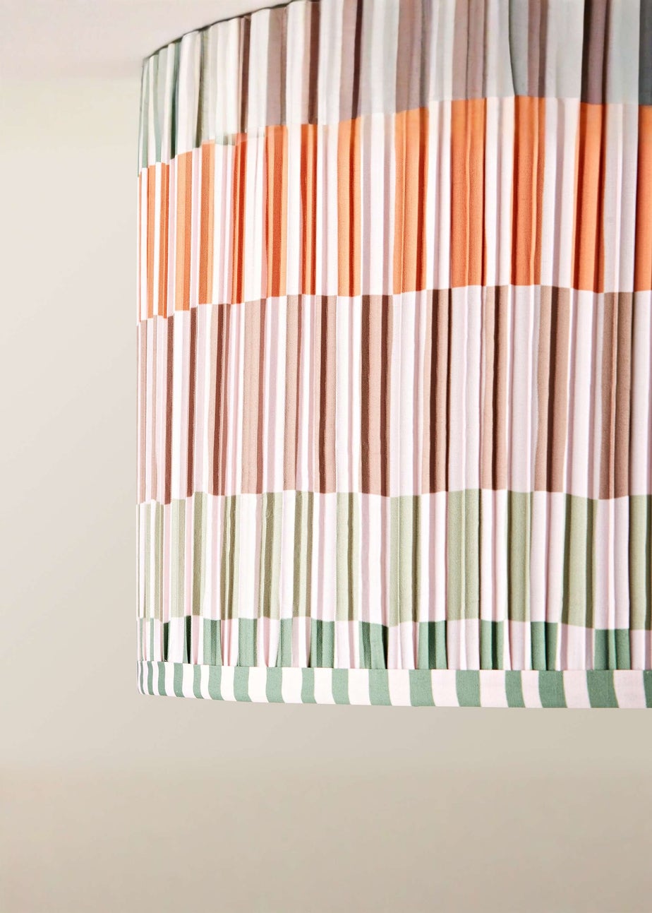 ValueLights Rae Large Multicoloured Easy Fit Lampshade