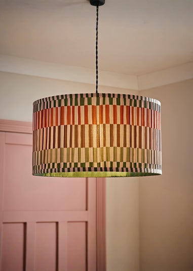 ValueLights Rae Large Multicoloured Easy Fit Lampshade