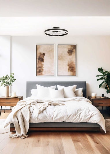 ValueLights Ceiling Fan Light with Remote Control Integrated LED