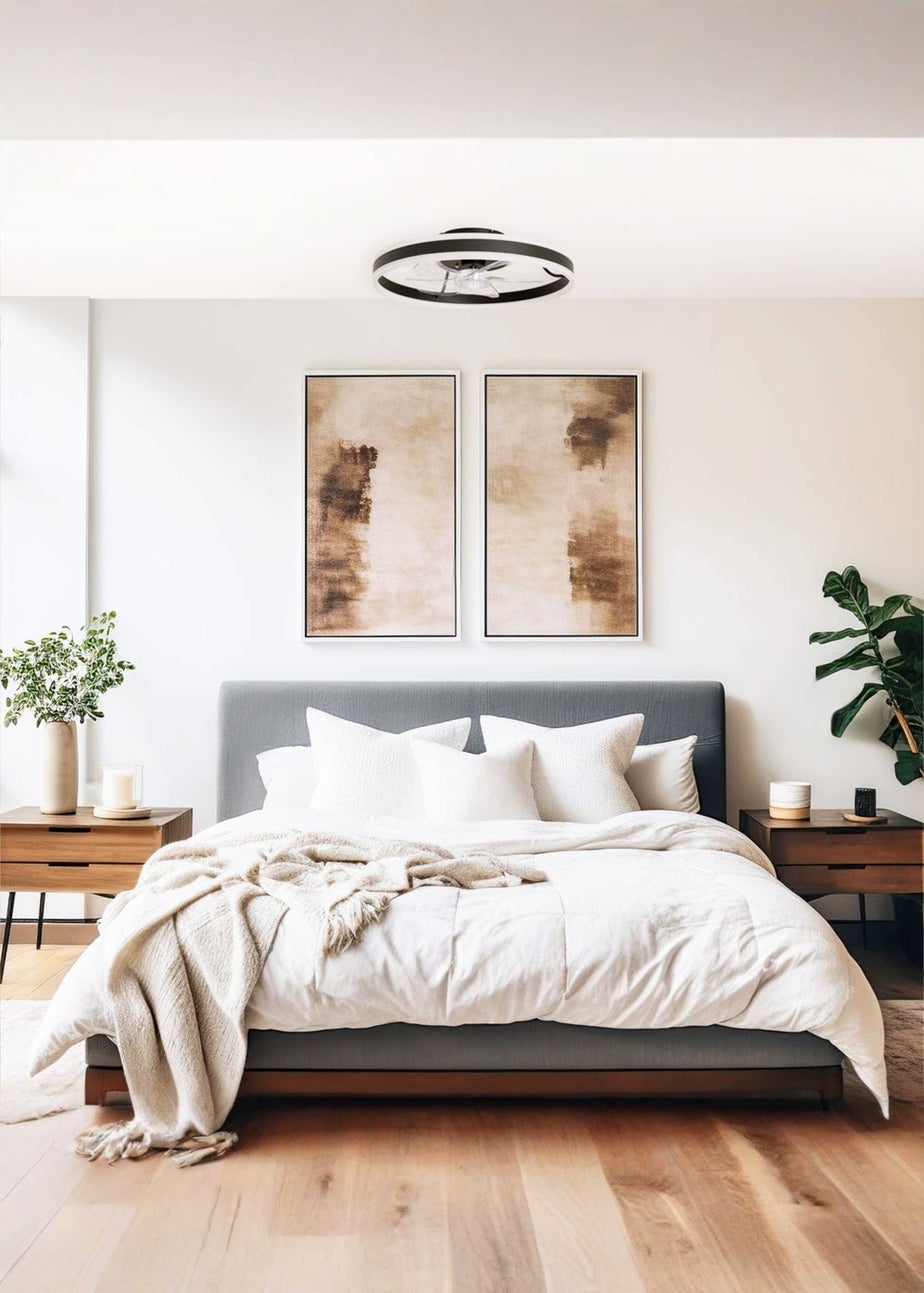 ValueLights Ceiling Fan Light with Remote Control Integrated LED