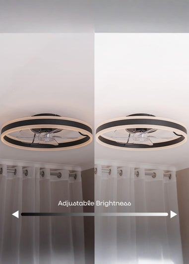 ValueLights Ceiling Fan Light with Remote Control Integrated LED