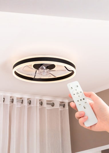 ValueLights Ceiling Fan Light with Remote Control Integrated LED