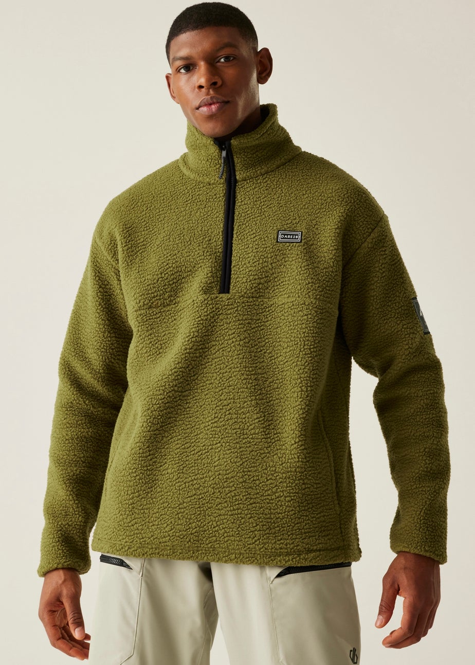 Dare2B Soft Green Twin Tip 1/2  Fleece