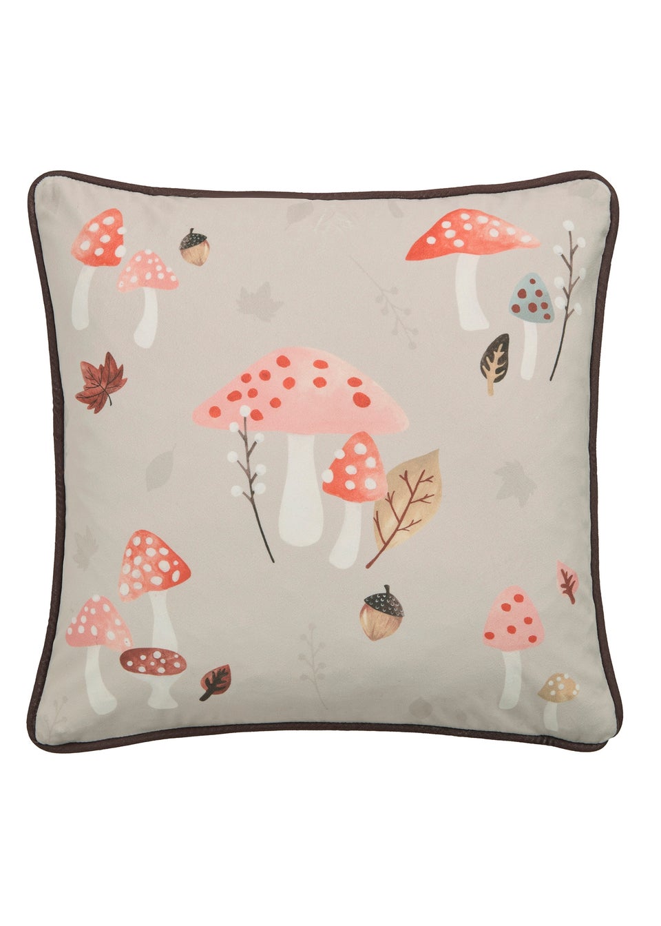 Fusion Woodland Dreams Velvet Chocolate Filled Cushion