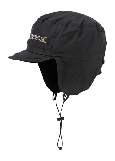 Regatta Black Padded Igniter Waterproof Hat