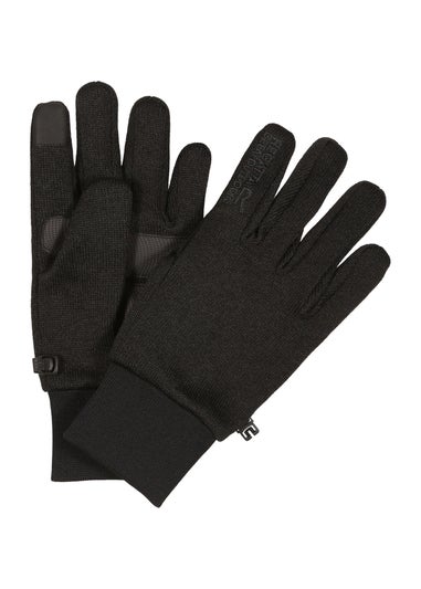 Regatta Black Veris Waterproof Gloves