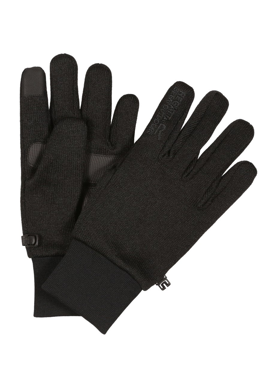 Regatta Black Veris Waterproof Gloves