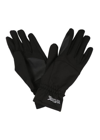 Regatta Black Softshell III Stretch Gloves