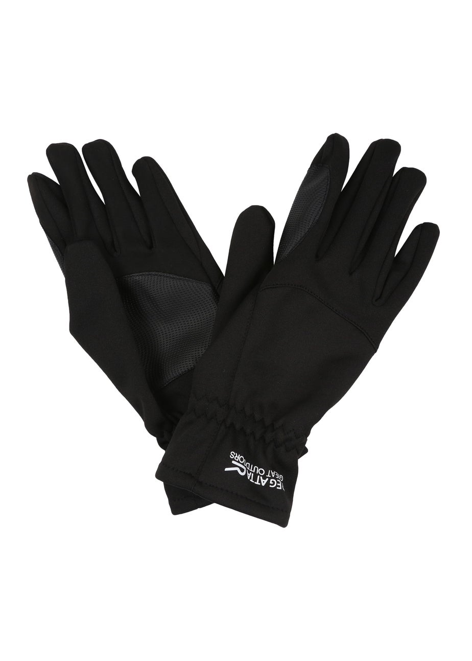 Regatta Black Softshell III Stretch Gloves