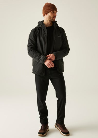 Regatta Black Caspen Waterproof Insulated Jacket