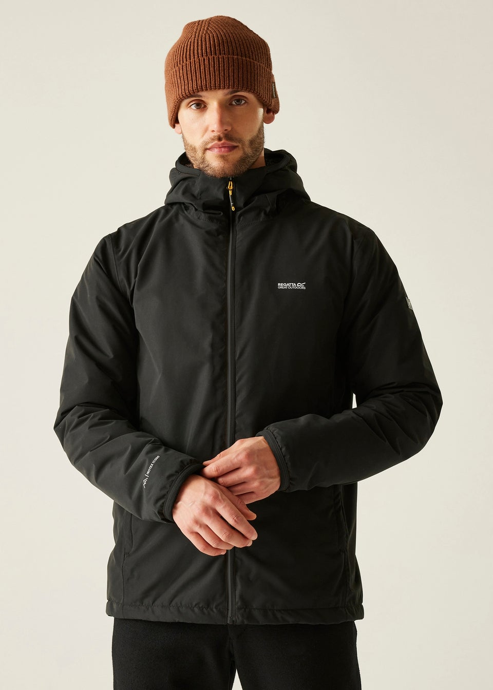 Regatta Black Caspen Waterproof Insulated Jacket