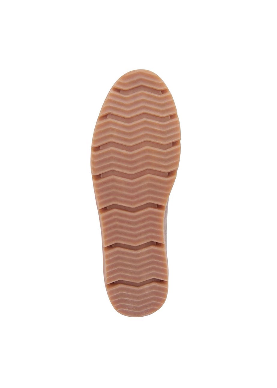 Cotton Traders Taupe Suede Loafers