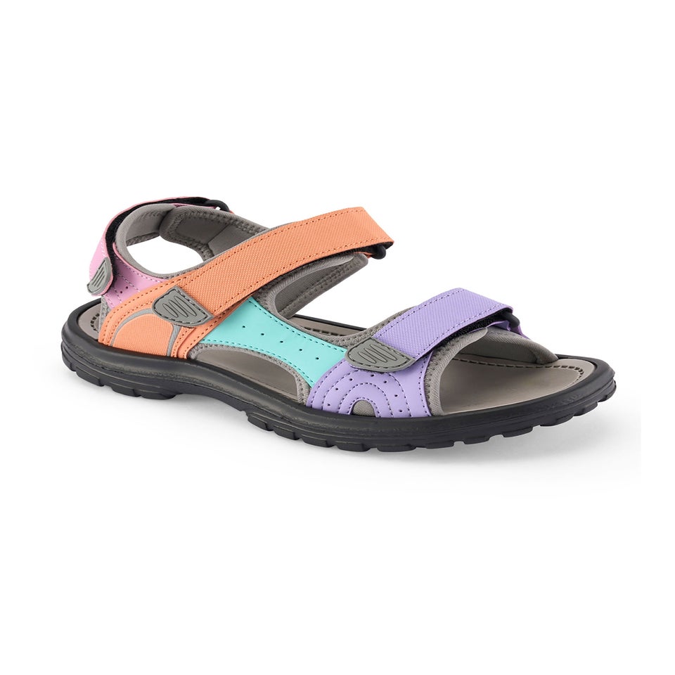 Cotton Traders Lilac Lightweight Strider Sandals