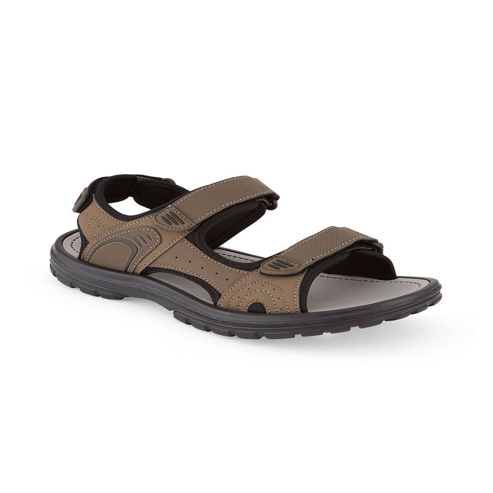 Cotton Traders Brown Lightweight Strider Sandals