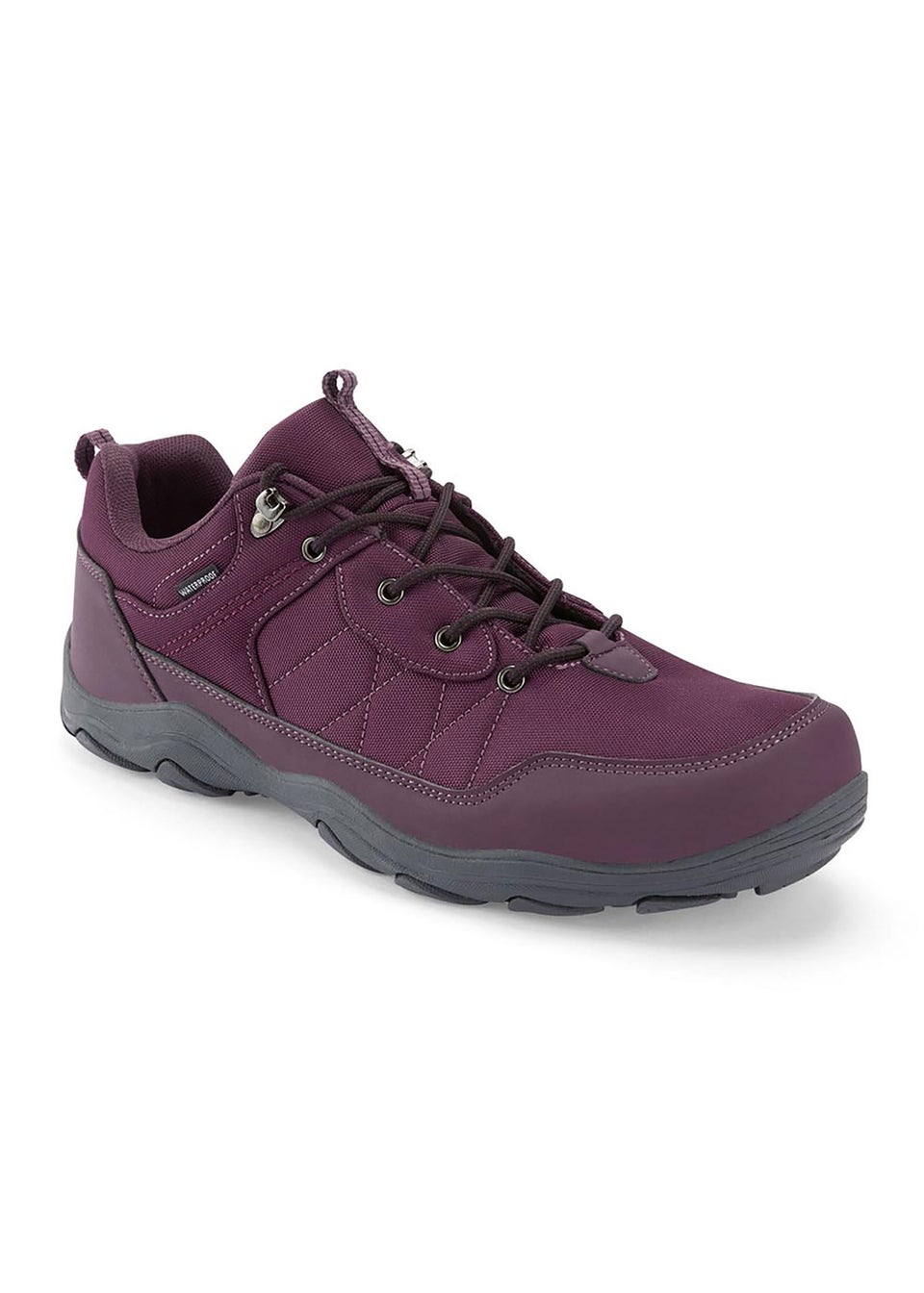 Cotton Traders Purple Grape Waterproof Ramble Shoes