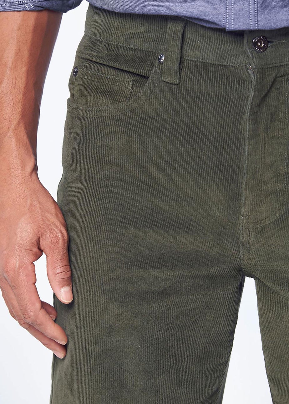 Cotton Traders Dark Thyme Stretch Cord Jeans