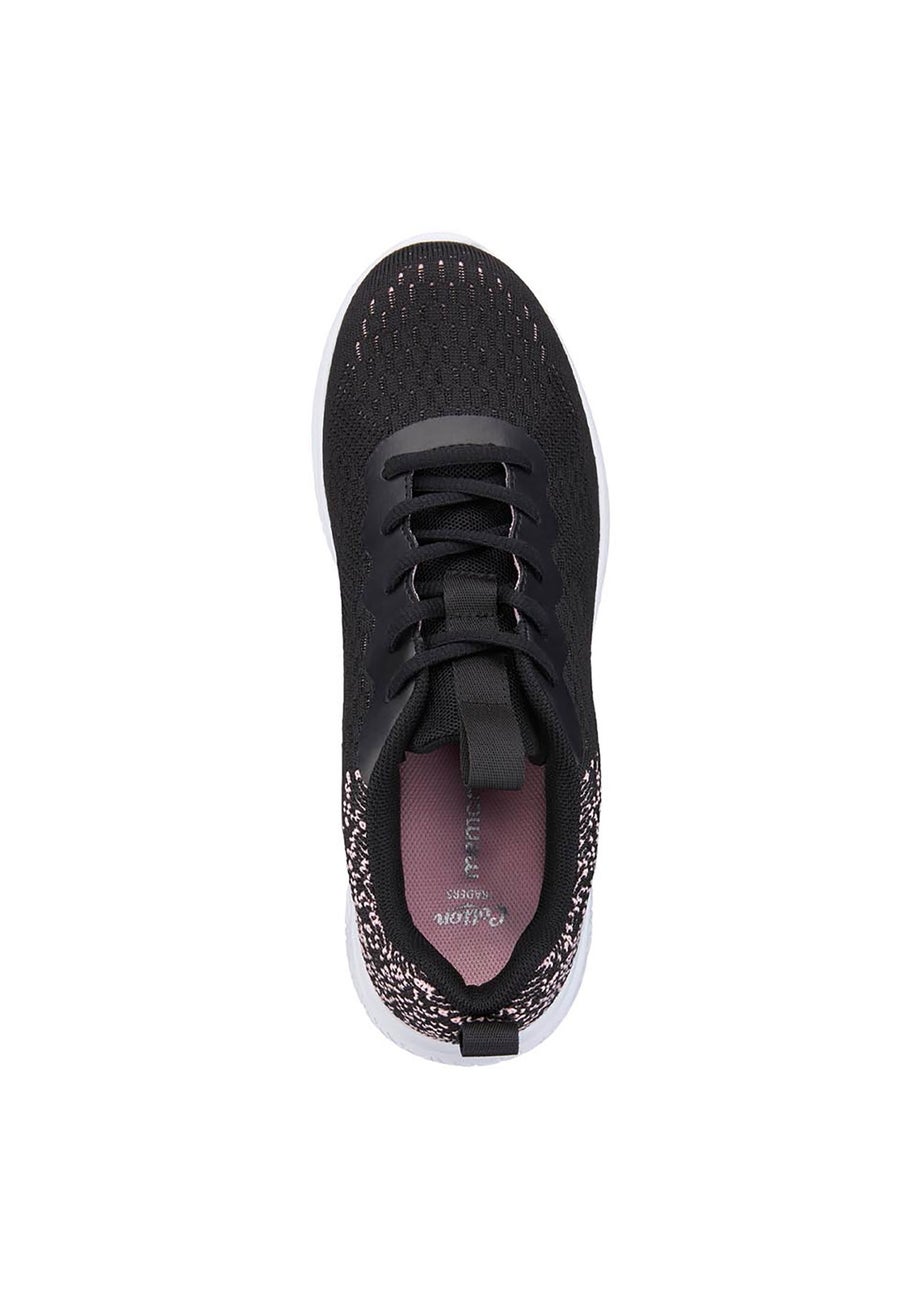Cotton Traders Black Memorylite Lace Up Trainers