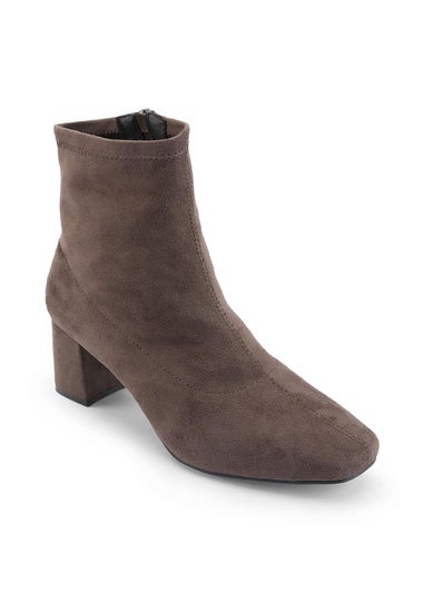 Cotton Traders Warm Brown Slip On Boots