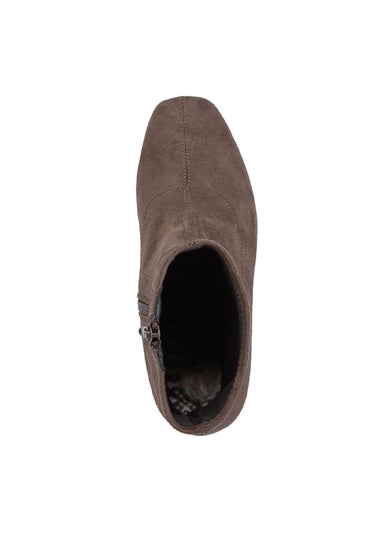 Cotton Traders Warm Brown Slip On Boots