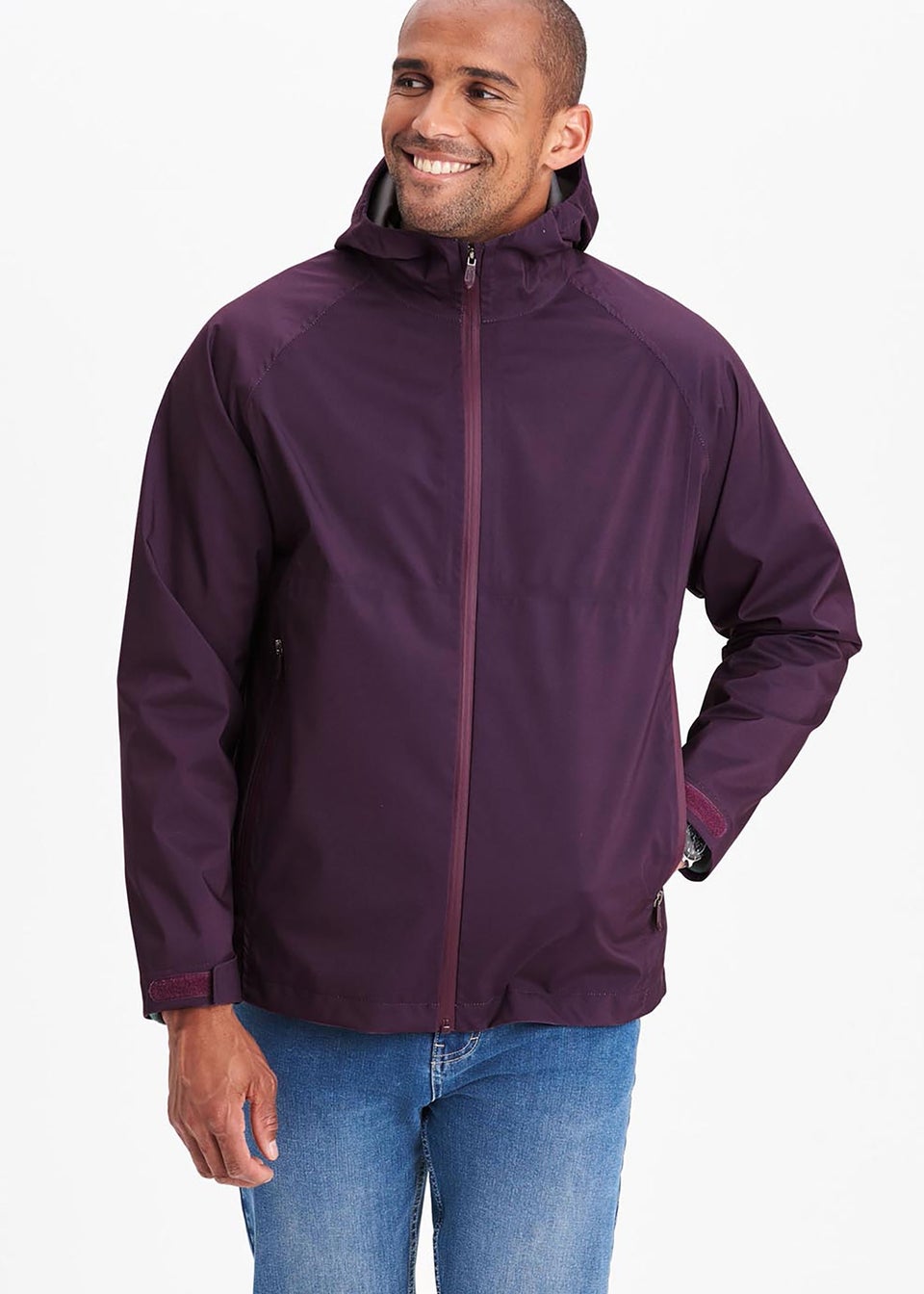 Cotton Traders Deep Violet Lightweight Waterproof Jacket