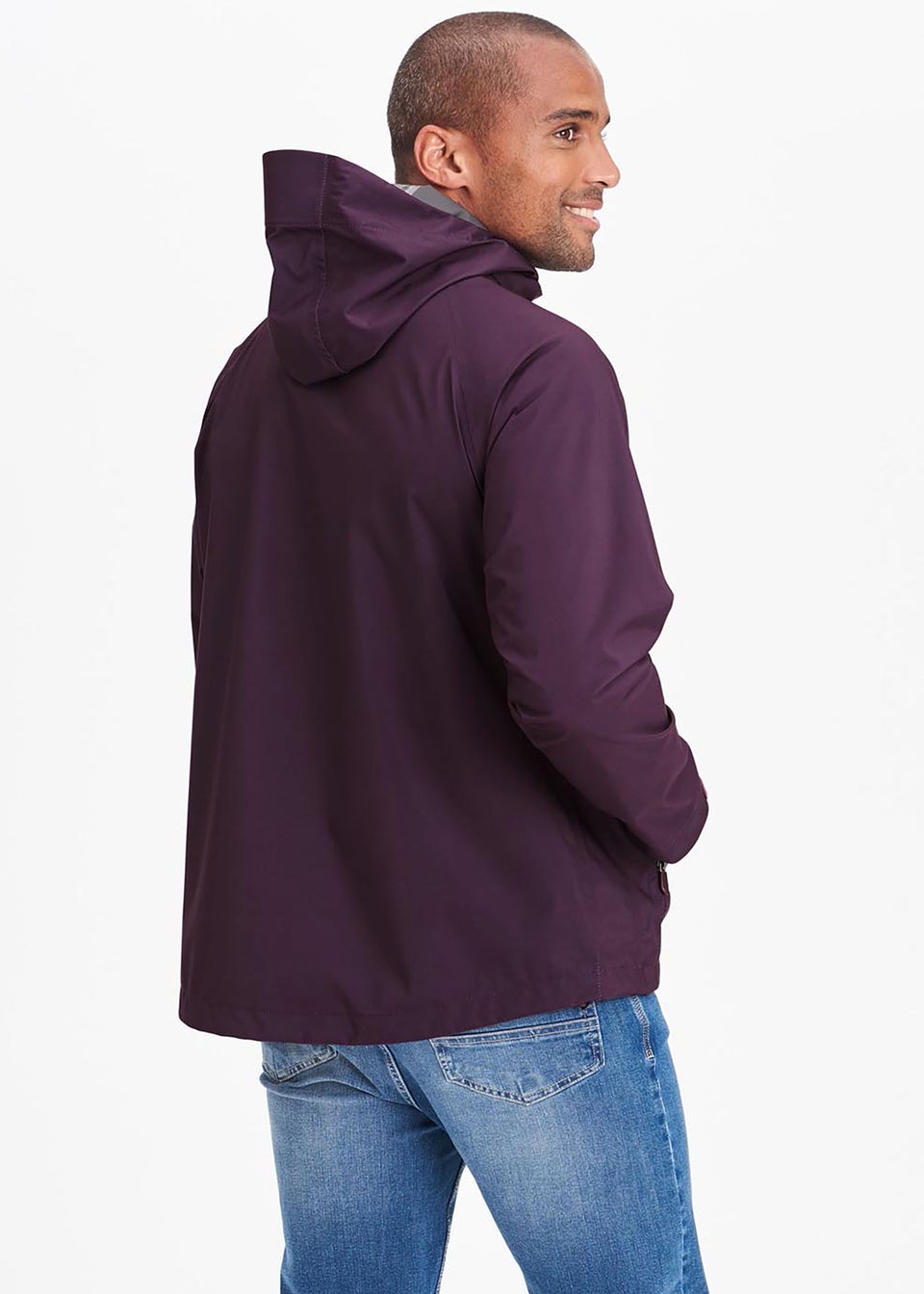 Cotton Traders Deep Violet Lightweight Waterproof Jacket