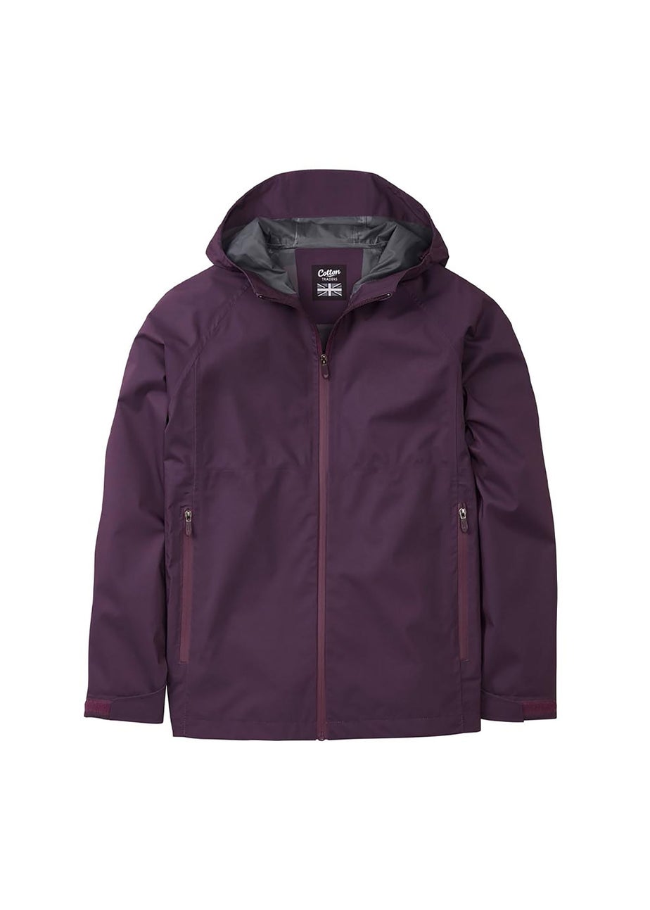 Cotton Traders Deep Violet Lightweight Waterproof Jacket