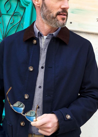 Cotton Traders Twilight Ink Classic Canvas Field Jacket