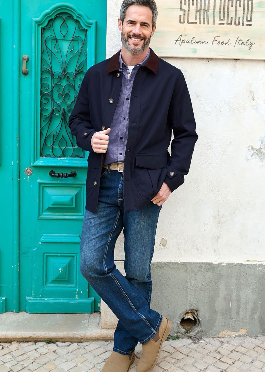 Cotton Traders Twilight Ink Classic Canvas Field Jacket