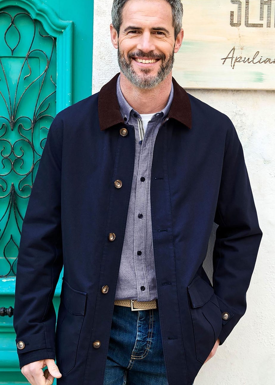 Cotton Traders Twilight Ink Classic Canvas Field Jacket