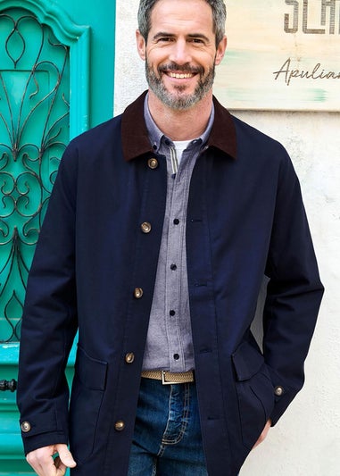 Cotton Traders Twilight Ink Classic Canvas Field Jacket