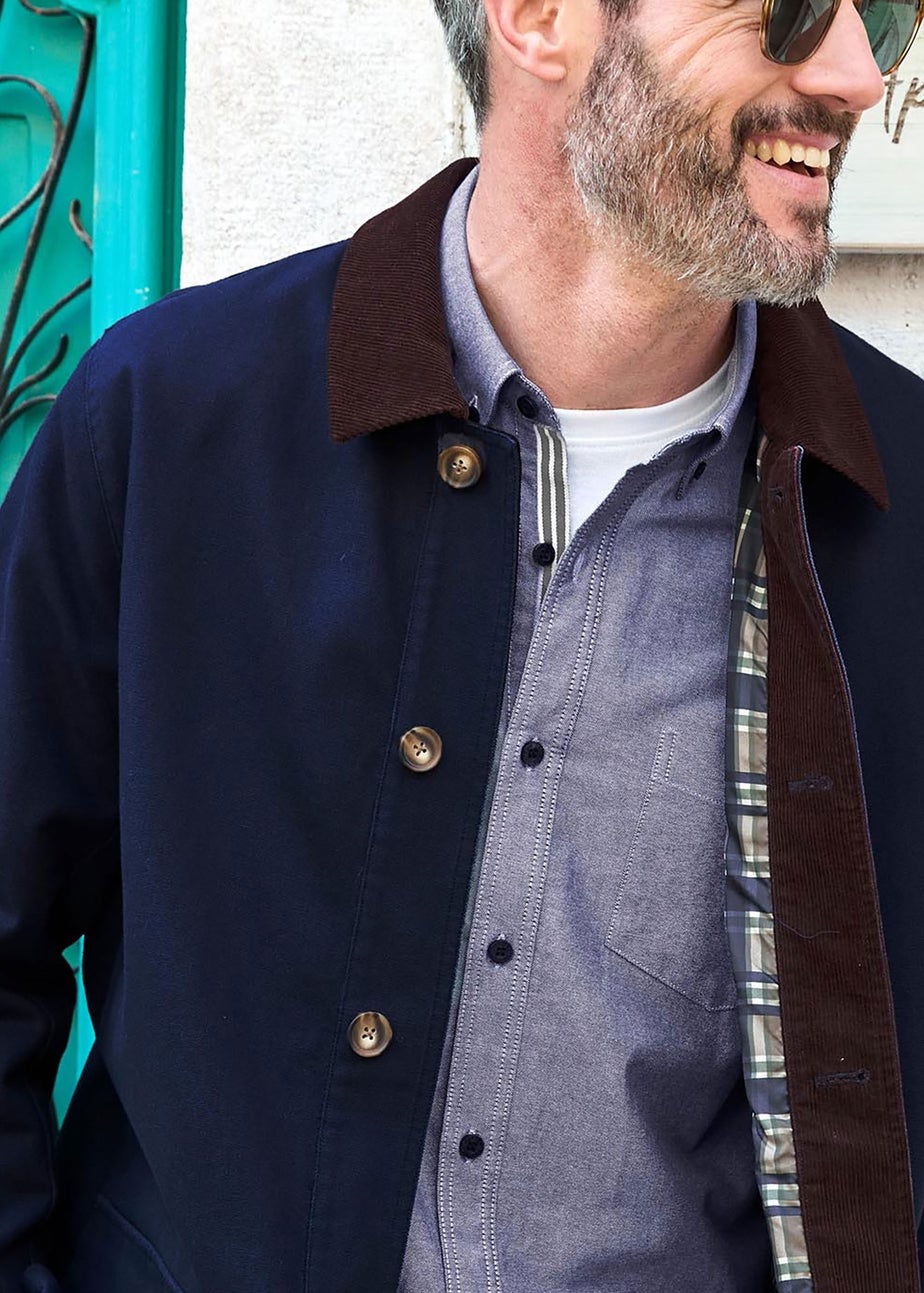 Cotton Traders Twilight Ink Classic Canvas Field Jacket