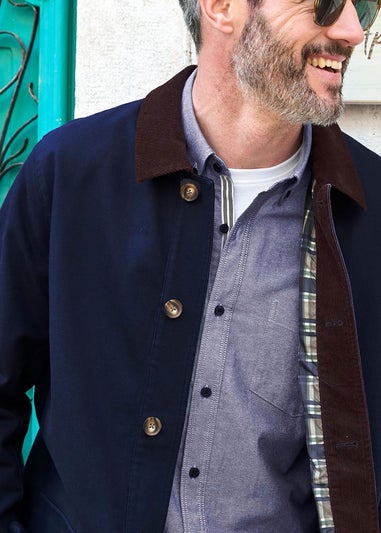 Cotton Traders Twilight Ink Classic Canvas Field Jacket