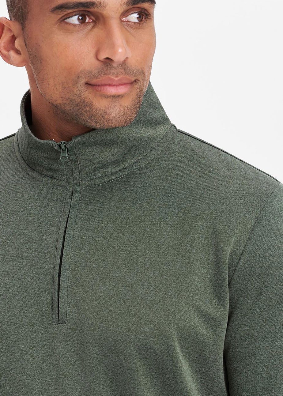 Cotton Traders Everglade Breathable Long Sleeve Half Zip Top