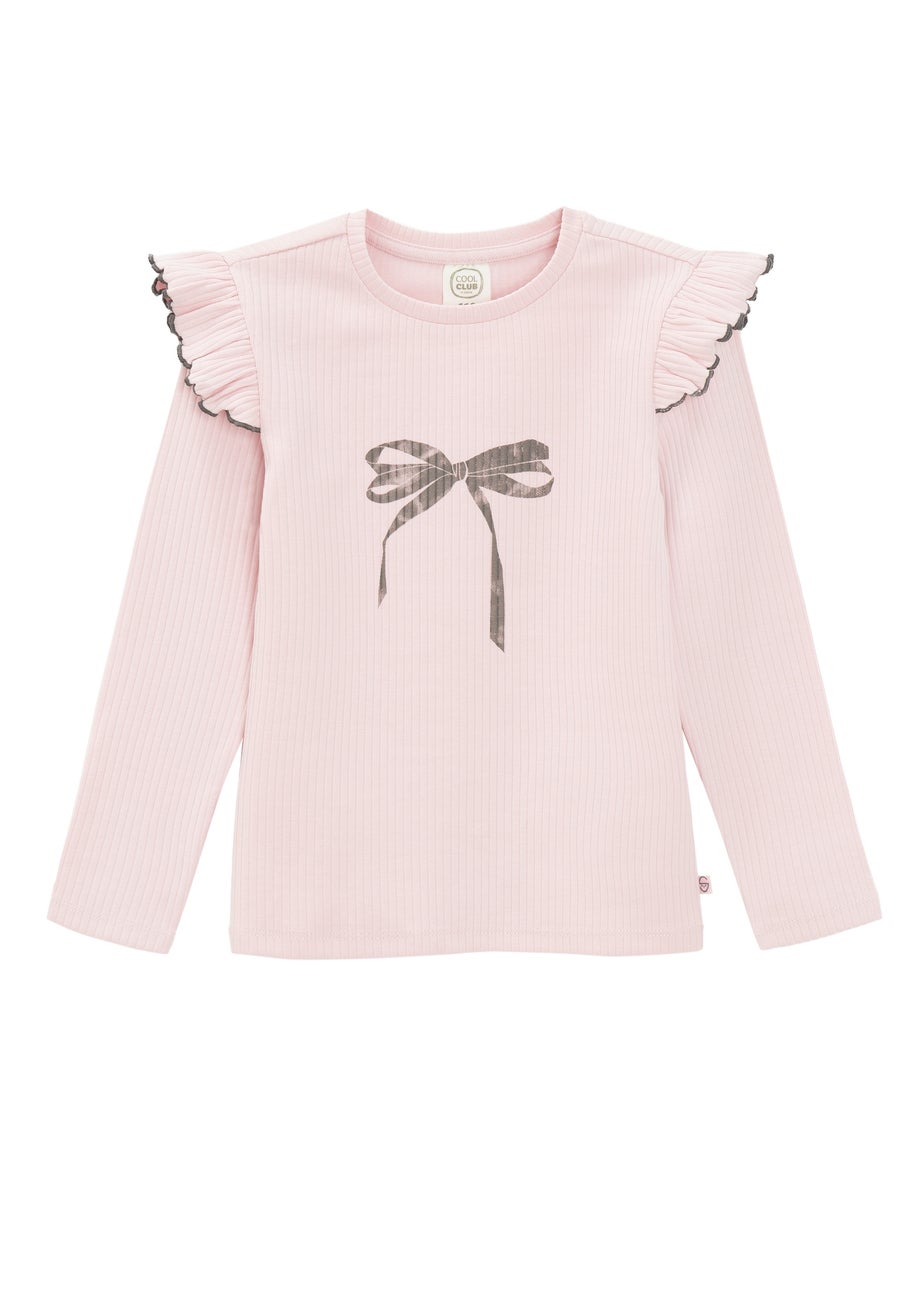 Cool Club Pink 2-Pack Bow Printed T-Shirts (2-7 yrs)