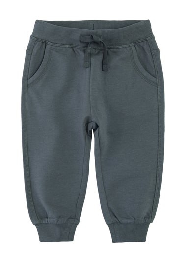 Cool Club Grey Basic Ribbed Cuff Joggers (2-24 mnths)