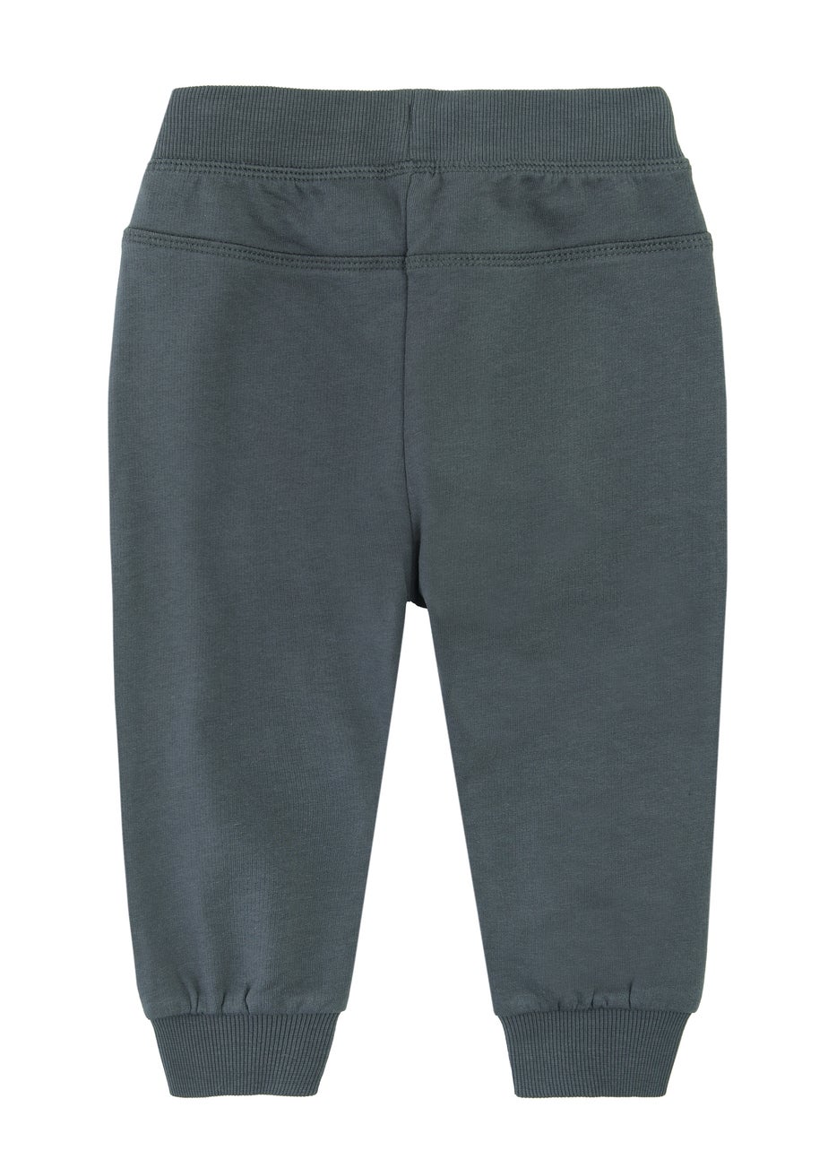 Cool Club Grey Basic Ribbed Cuff Joggers (2-24 mnths)