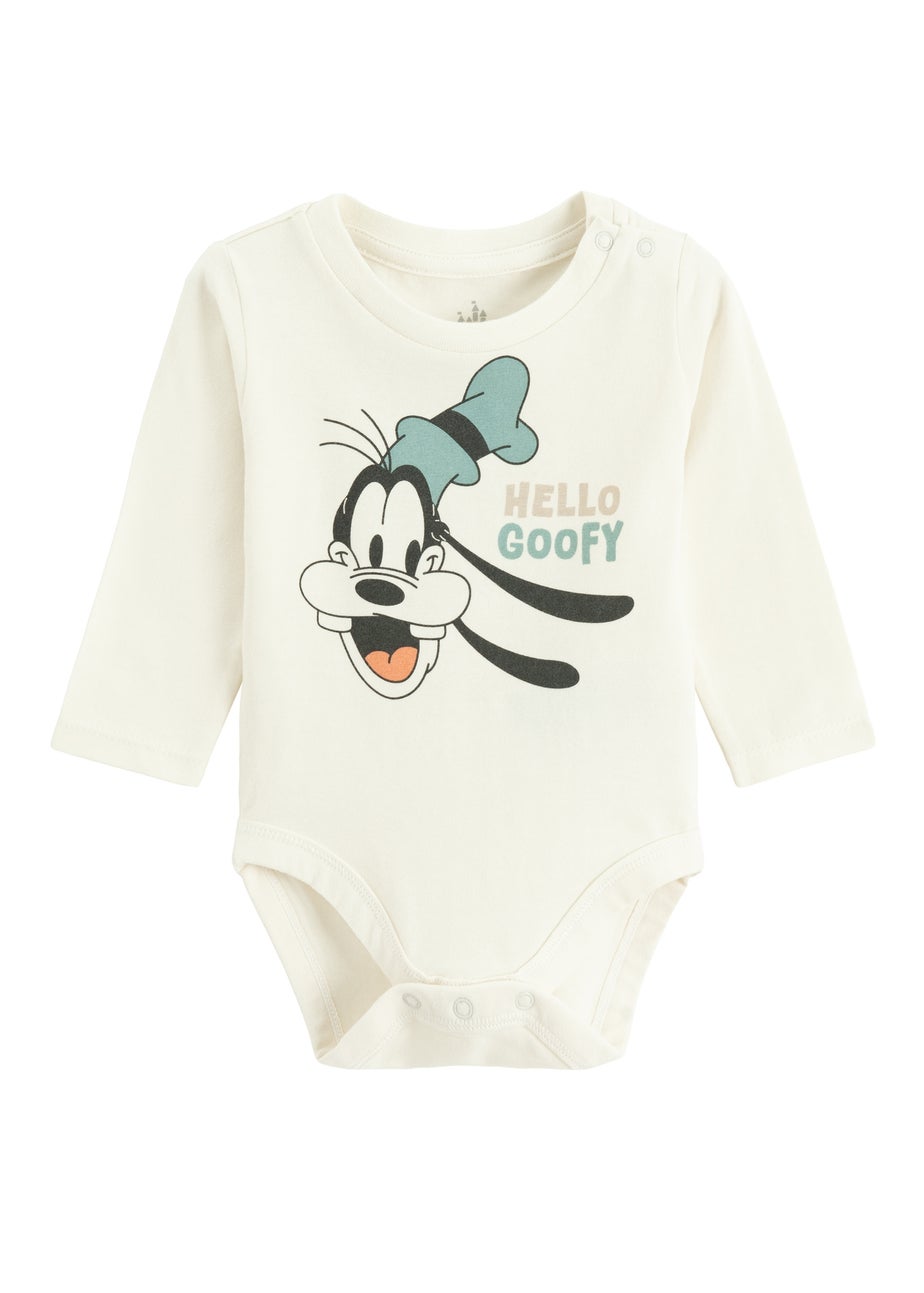 Cool Club Green Goofy Print 2-Piece Bodysuit and Jogger Outfit Set (2-24 mnths)
