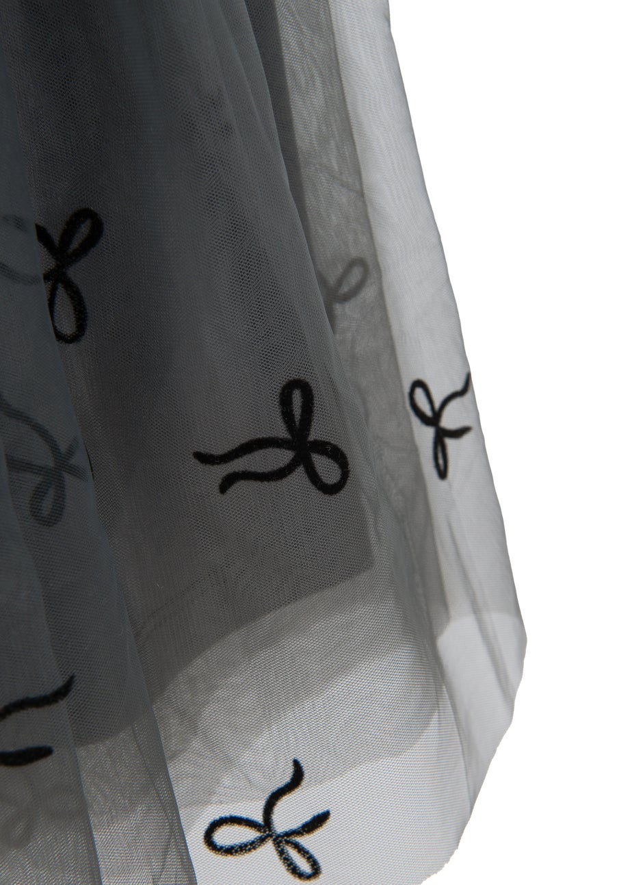 Cool Club Grey Short Sleeve Tulle Skirt Dress (3-7 yrs)