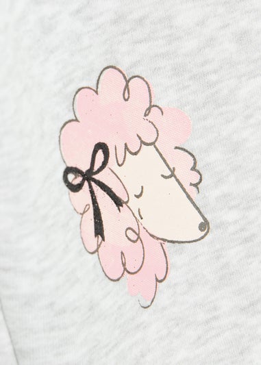 Cool Club Grey Cosy Poodle Print Joggers With Drawstring Waistband (3-7 yrs)