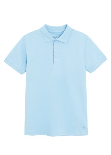 Cool Club Light Blue 2-Pack Basic Polo Shirts (3-7 yrs)