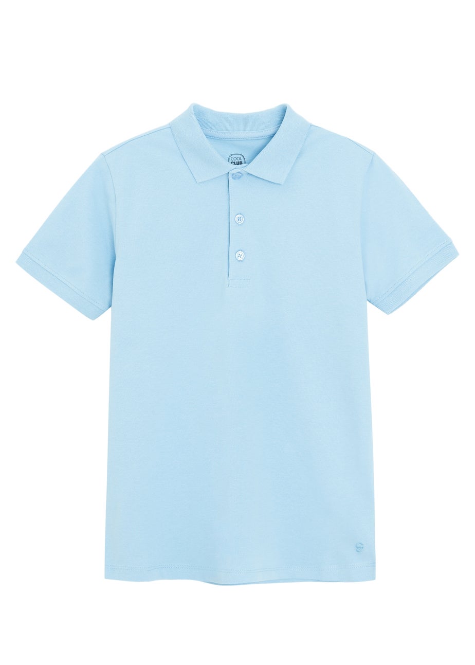 Cool Club Light Blue 2-Pack Basic Polo Shirts (3-7 yrs)