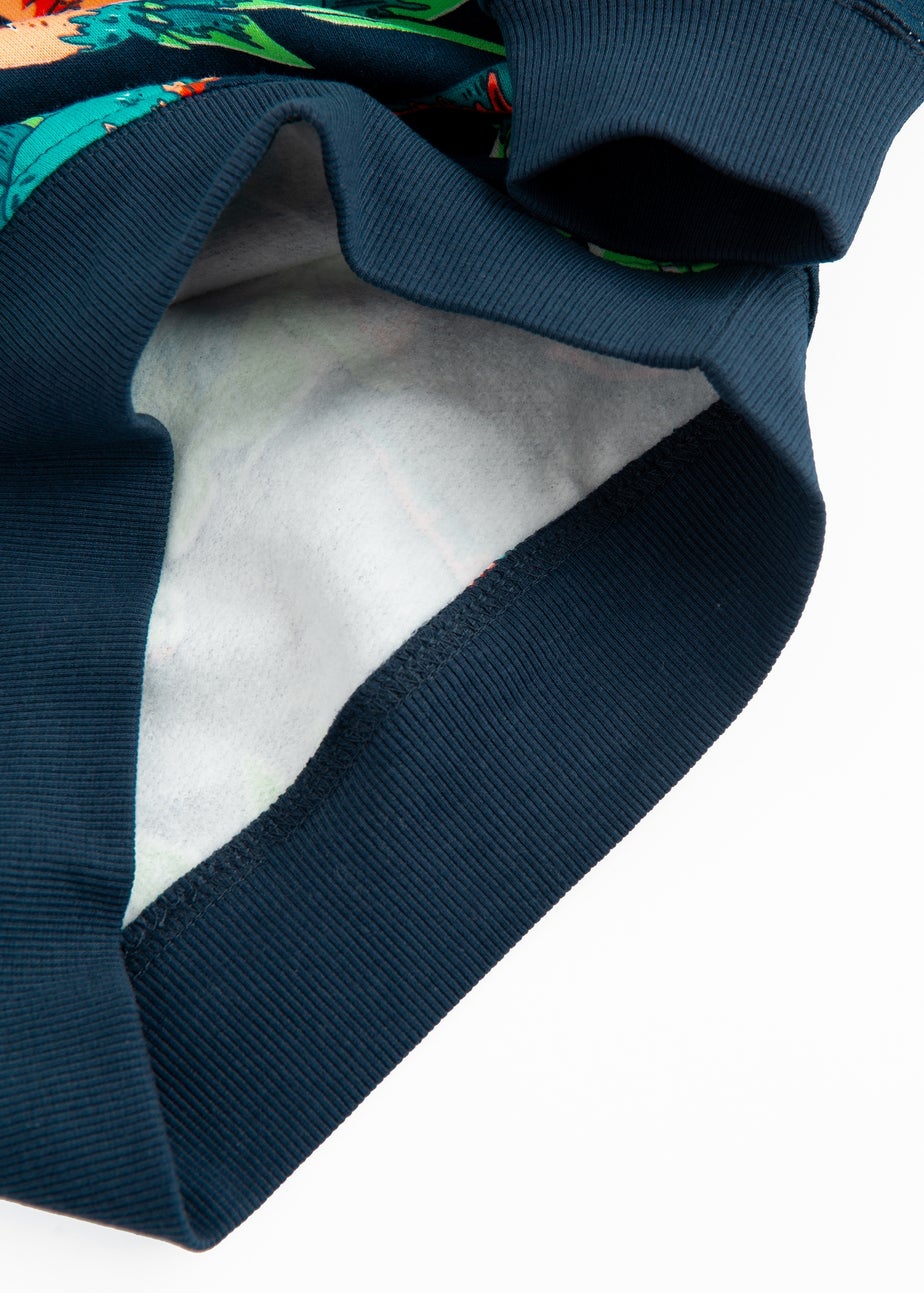 Cool Club Navy Dinosaur Printed Long Sleeve Sweatshirt (2-7 yrs)